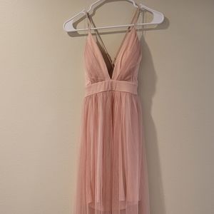 Light pink maxi dress